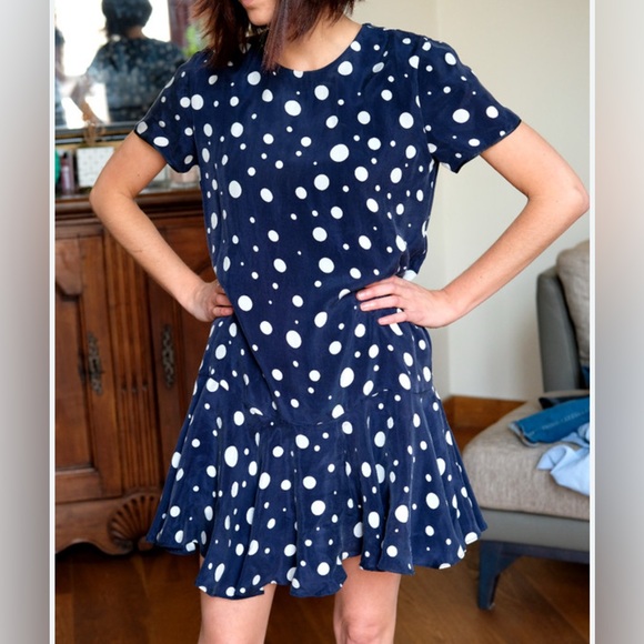 Zara Polkadot Mini Dress - Picture 3 of 15